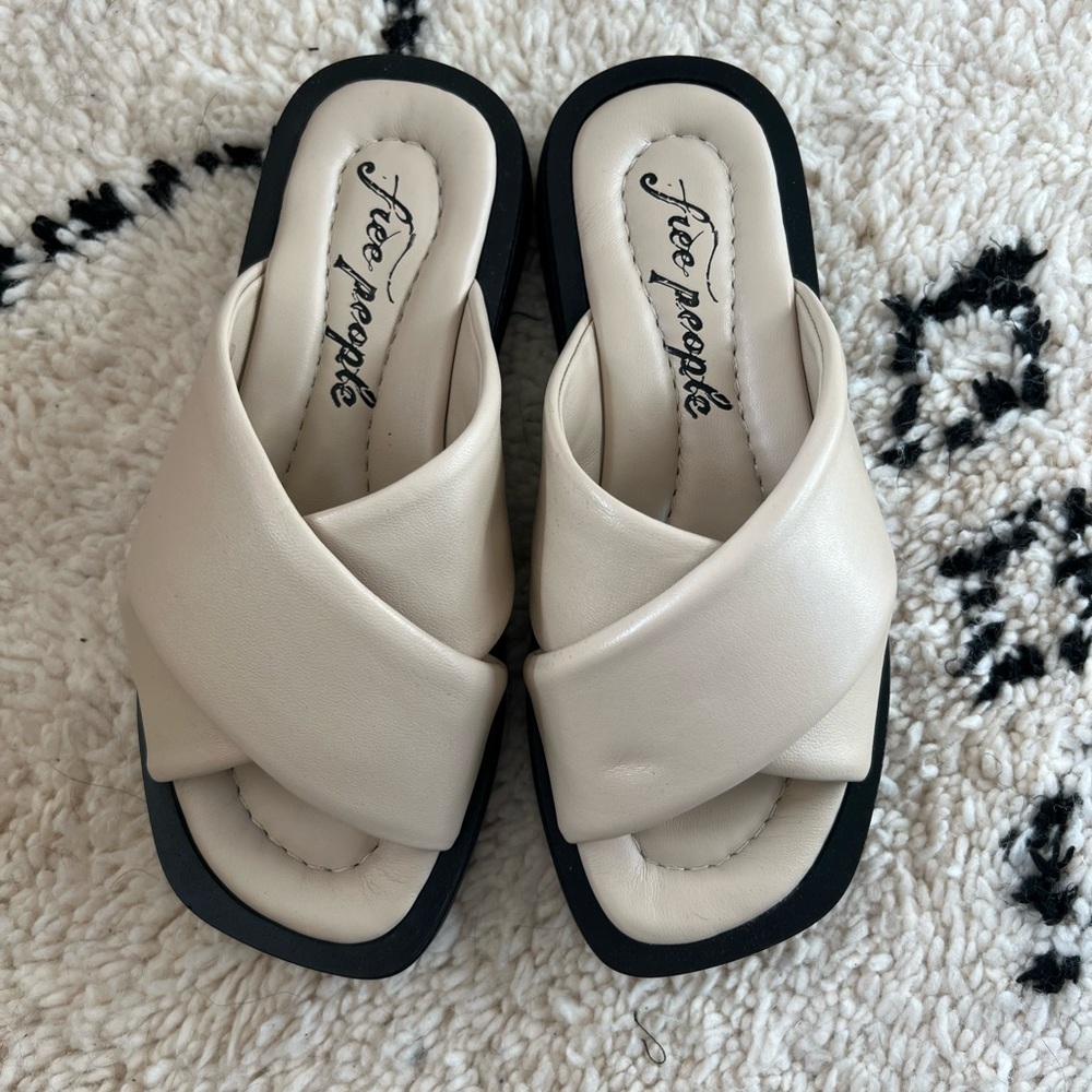 Free People leather sandals